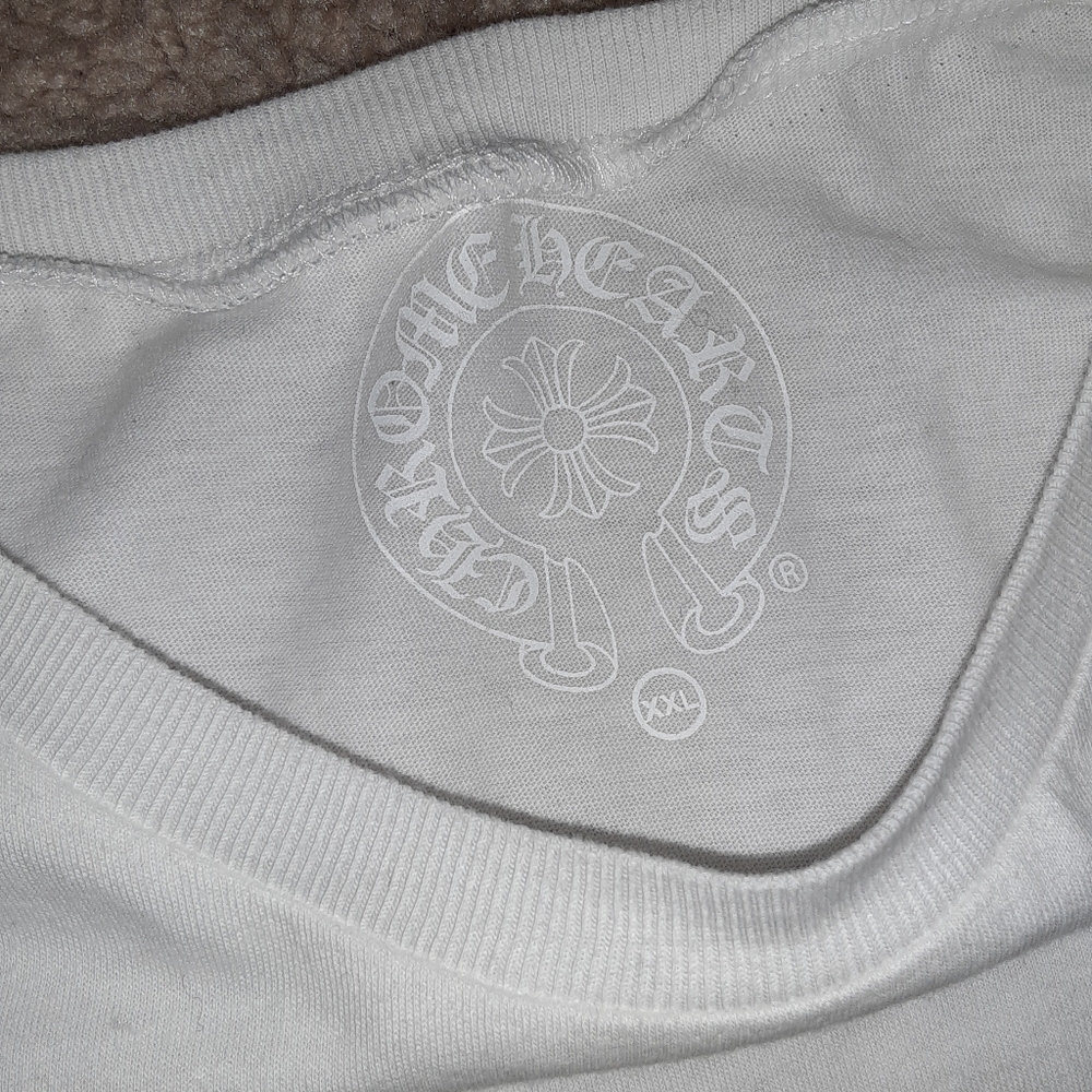 MEN'S CHROME HEARTS FLORAL HORSESHOE L/S TSHIRT - Picture 9 of 13